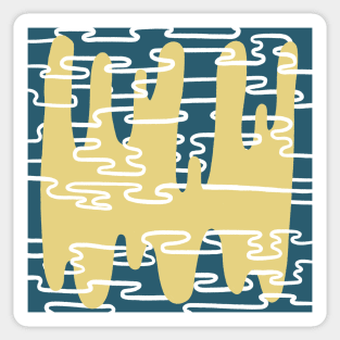 Abstract Lines #36 Sticker